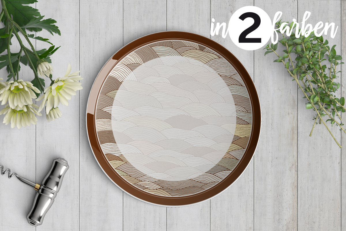 Teller "Wave Desert" One (17 cm / 20 cm Durchmesser)
