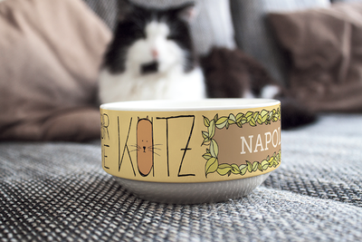 Kleiner Napf "Alles für die Katz", Design: Deckenkuschler