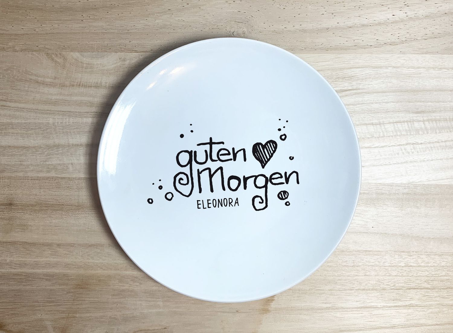 "Guten Morgen", Teller 20 cm