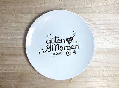 "Guten Morgen", Teller 20 cm