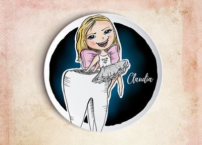 "Zahnfee" Kinderteller klein