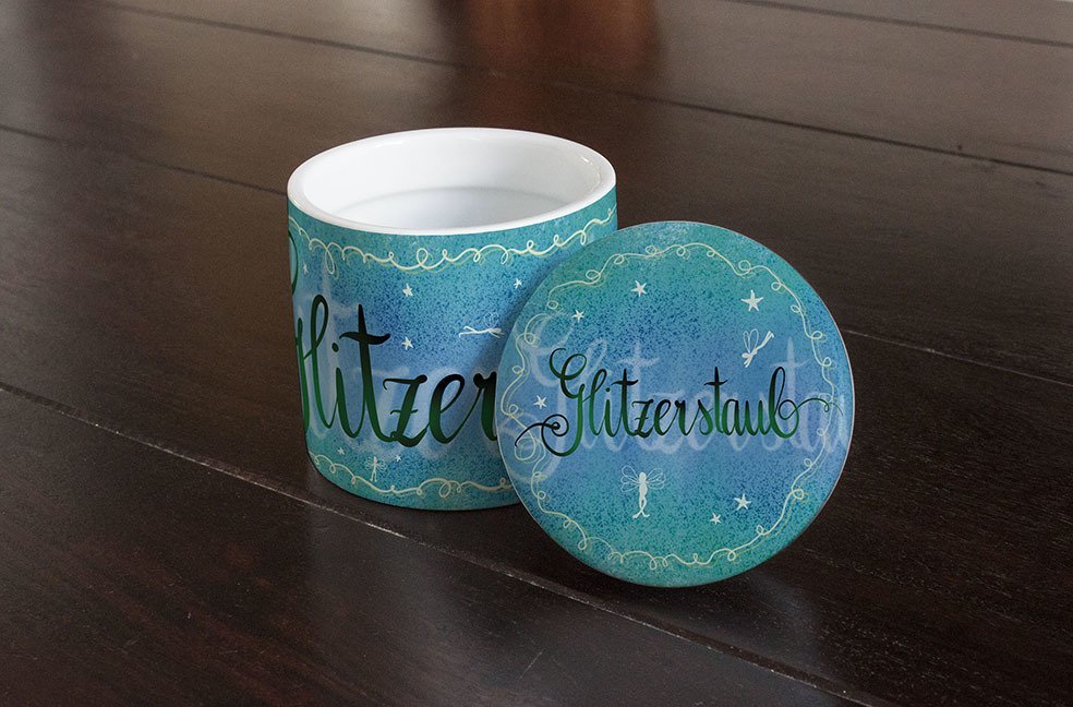 "Glitzerstaub" (Vorratsdose), Farbe: Feenstaub