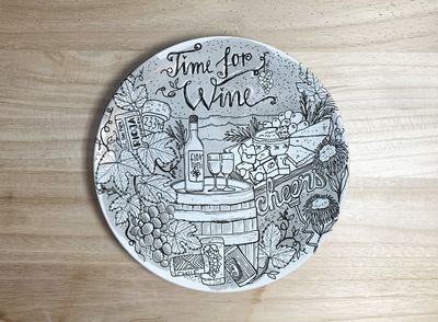 Teller Teller "Time for Wine" (20 cm)