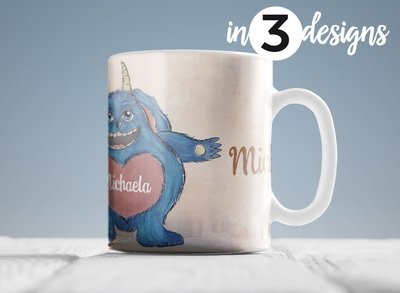 "Kuschelmonster" Tasse