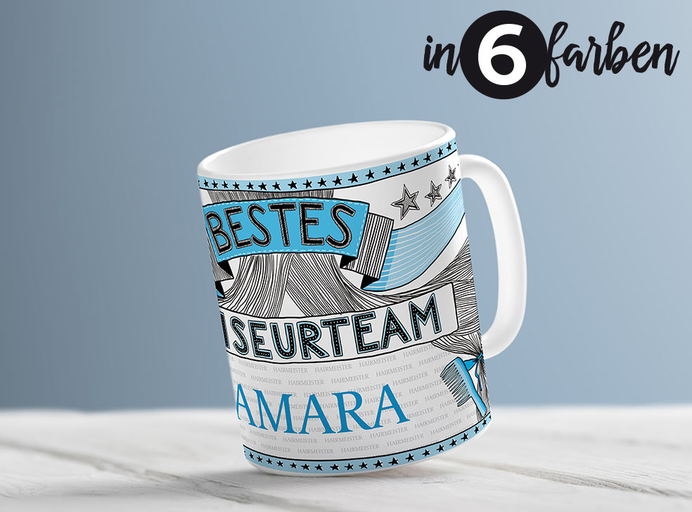 "Bestes Friseurteam" (Individueller Becher)