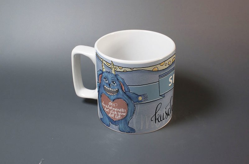 "Kuschelmonster" (Individuelle Jumbotasse)