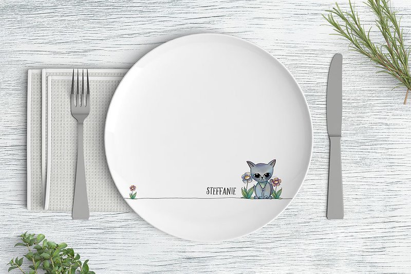 "Miau" Speiseteller (26 cm)