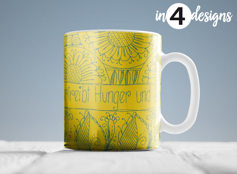 Tasse Tasse "Whisky am Morgen, vertreibt Hunger und Sorgen"