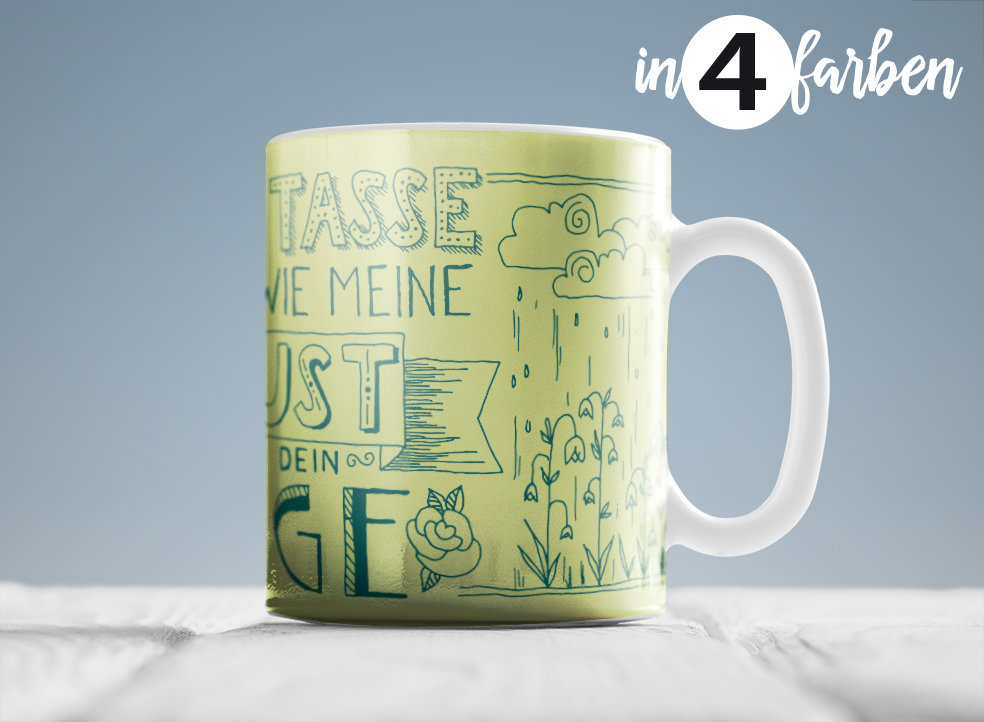 Tasse "Diese Tasse passt wie meine Faust auf Dein Auge"