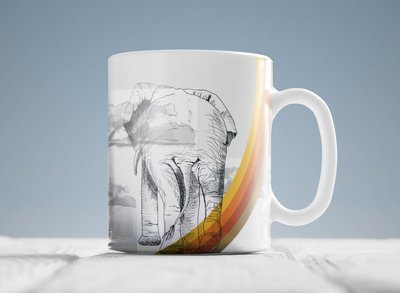 Tasse "Afrikafant"