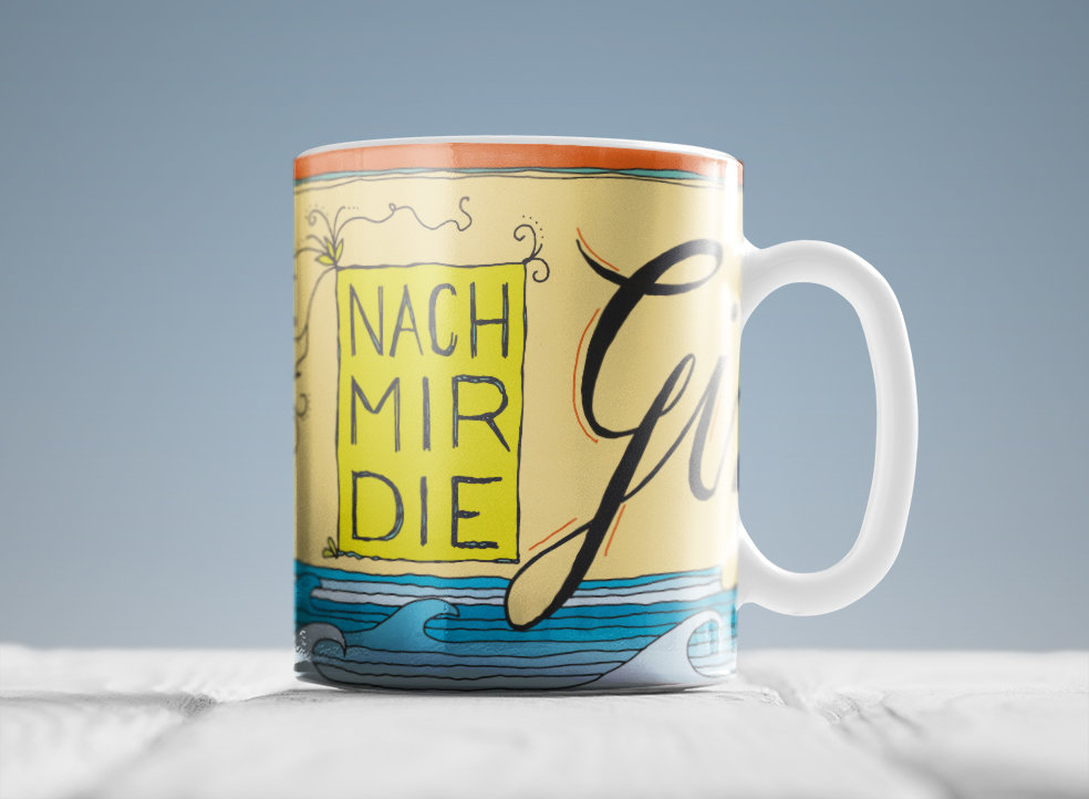 Tasse "Nach mir die Ginflut"