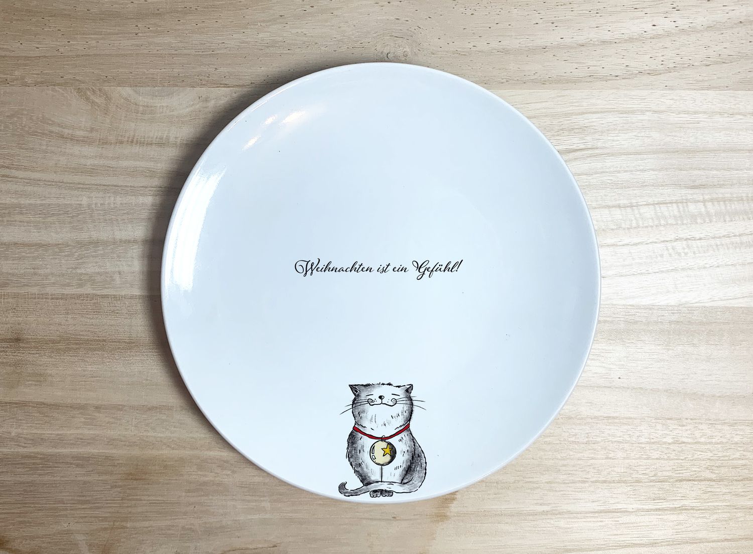 "Weihnachten ist ein Gefühl" (20 cm Durchmesser)