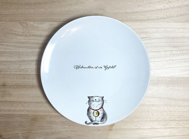"Weihnachten ist ein Gefühl" (20 cm Durchmesser)
