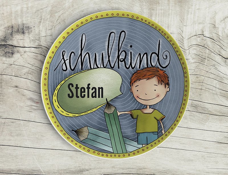 Schuljunge (Teller)