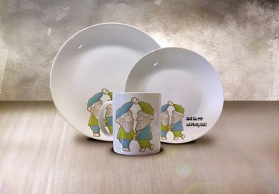 "Weil Du mir wichtelig bist", (Set, 3tlg. oder 6tlg.)