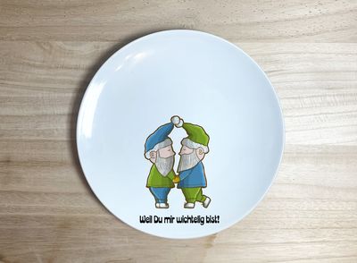 "Weil Du mir wichtelig bist" (20 cm Durchmesser)