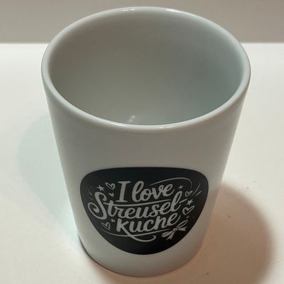 "I love Streuselkuche" (Tasse)