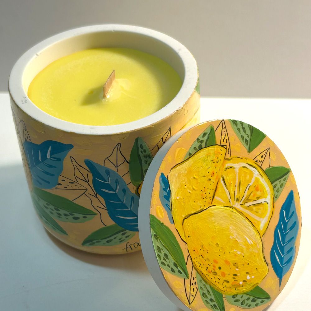"Zitronenfalter" (Duftkerze)