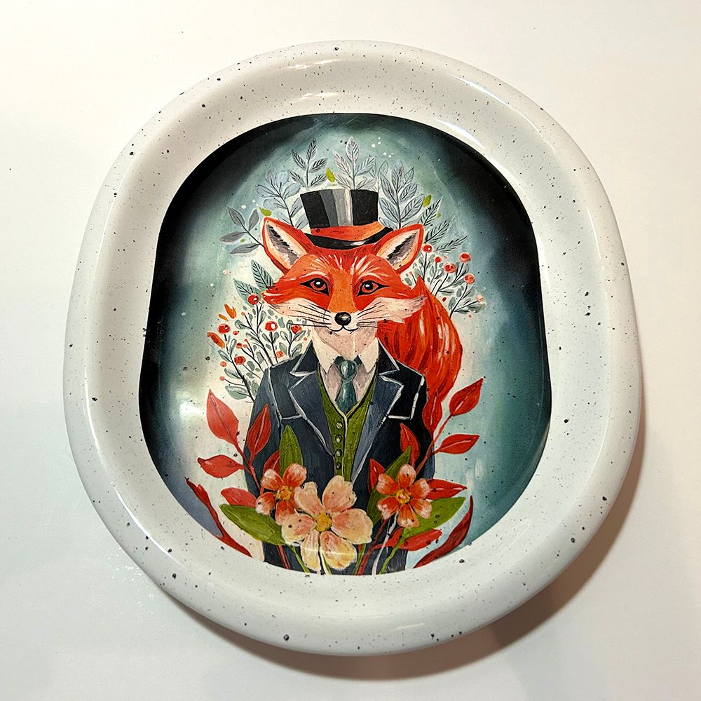 "Foxy", (Große Servierplatte)