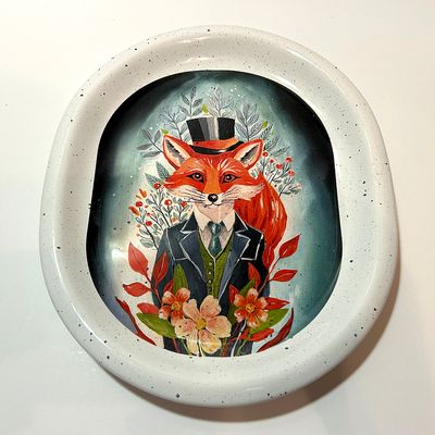 "Foxy", (Große Servierplatte)