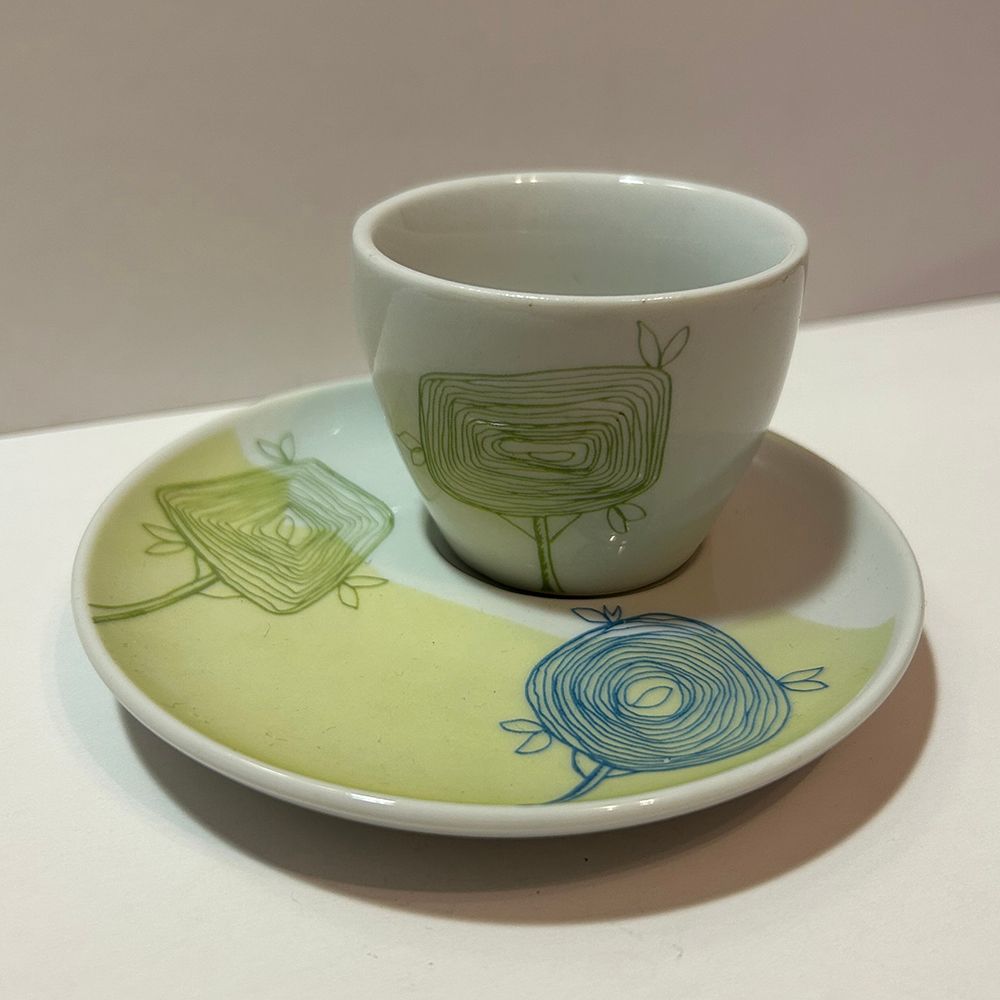 "Happy Tree", (Espressotasse mit Untertasse)