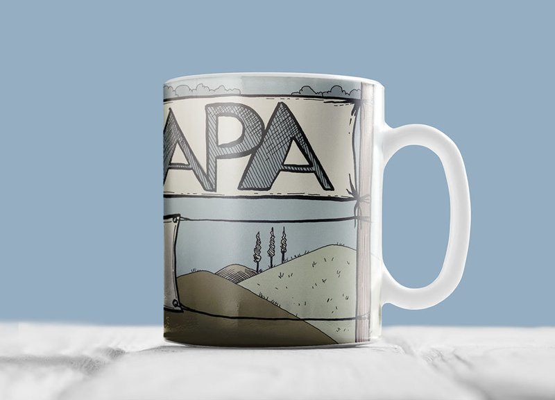 "Megapapa" (Individueller Becher)