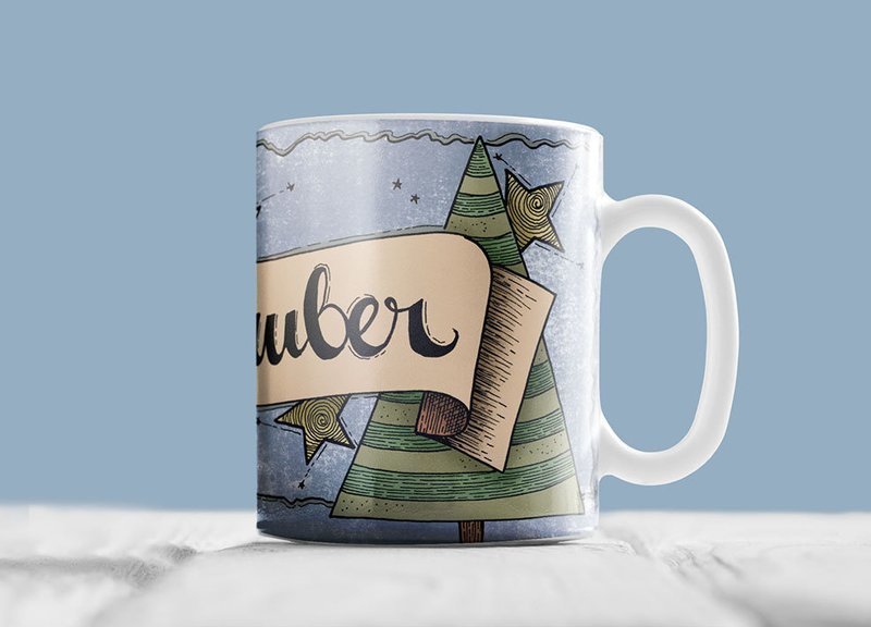 "Zimtsternzauber" Tasse