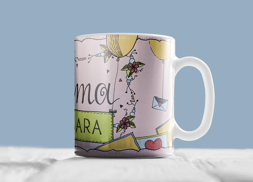 "Supermama" (Individueller Becher), Farbe: Bunt