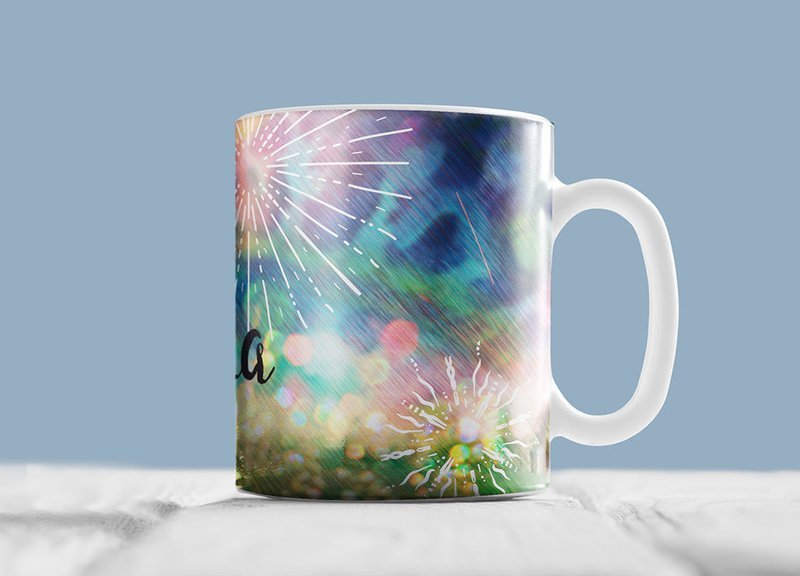 "Feuerwerk" (Individueller Becher)