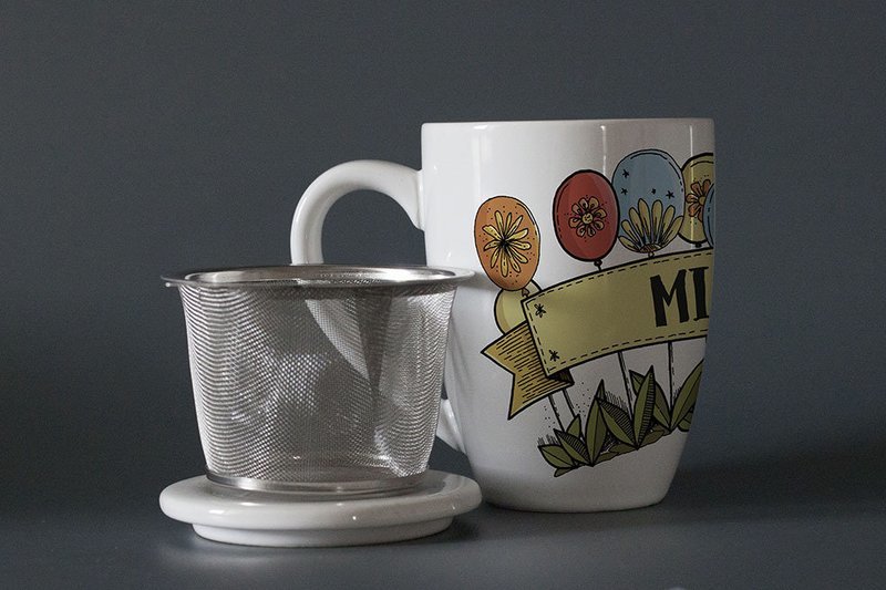 "Bloomen" Teetasse mit Sieb