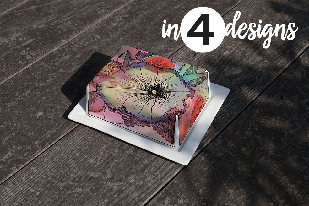 "Kunterbunt" (Butterdose)