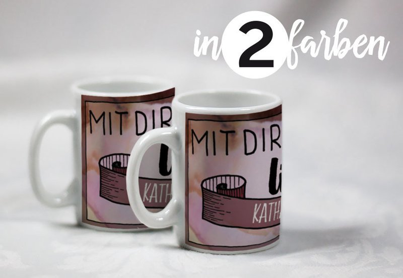 "Mit Dir trink ich am liebsten" (Schnapstasse, 8er Set)