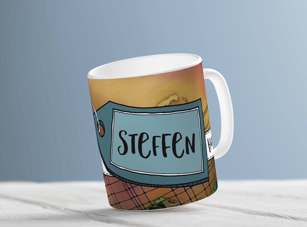 "Der coole .... hats einfach drauf" (Individuelle Jumbotasse)
