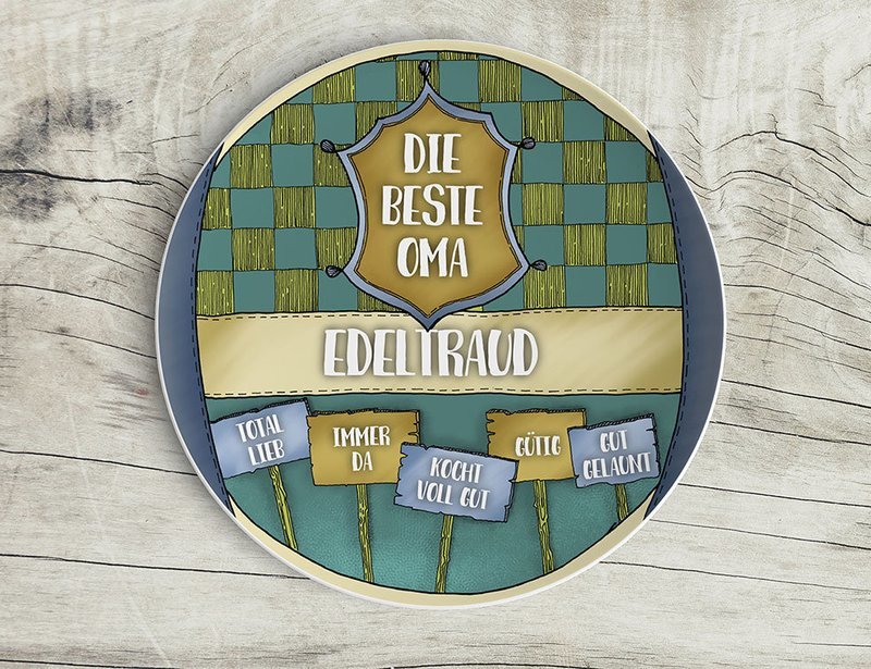 "The best" Teller 20 cm