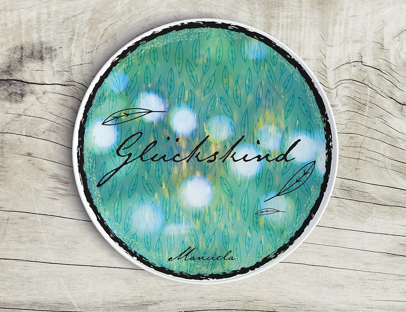 "Glückskind" Teller 20 cm