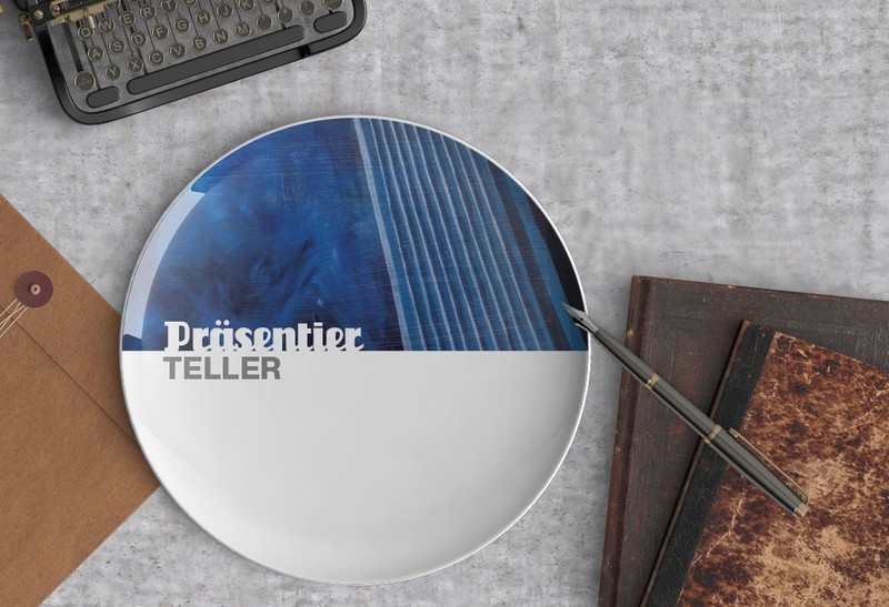 Thementeller "Präsentierteller" (17 oder 20 cm Durchmesser)