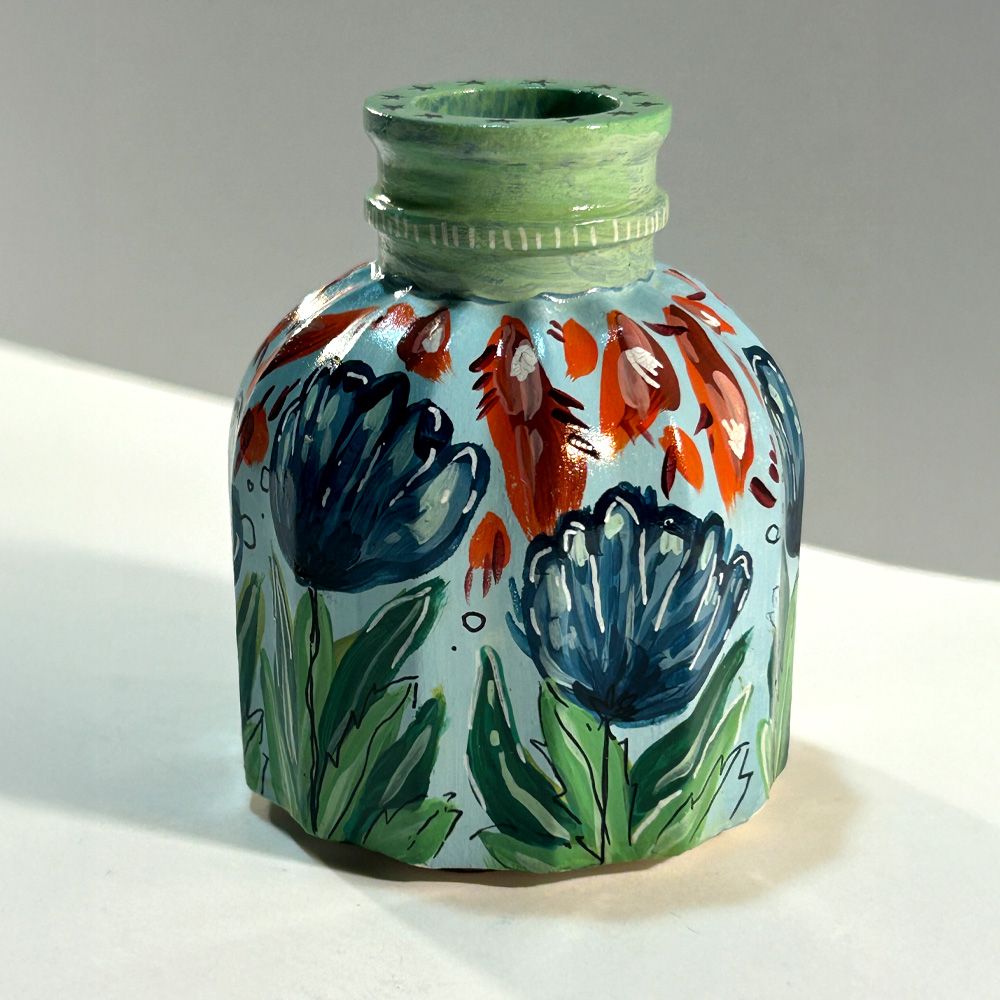 "BlaueZeiten" (Kerzenständer)