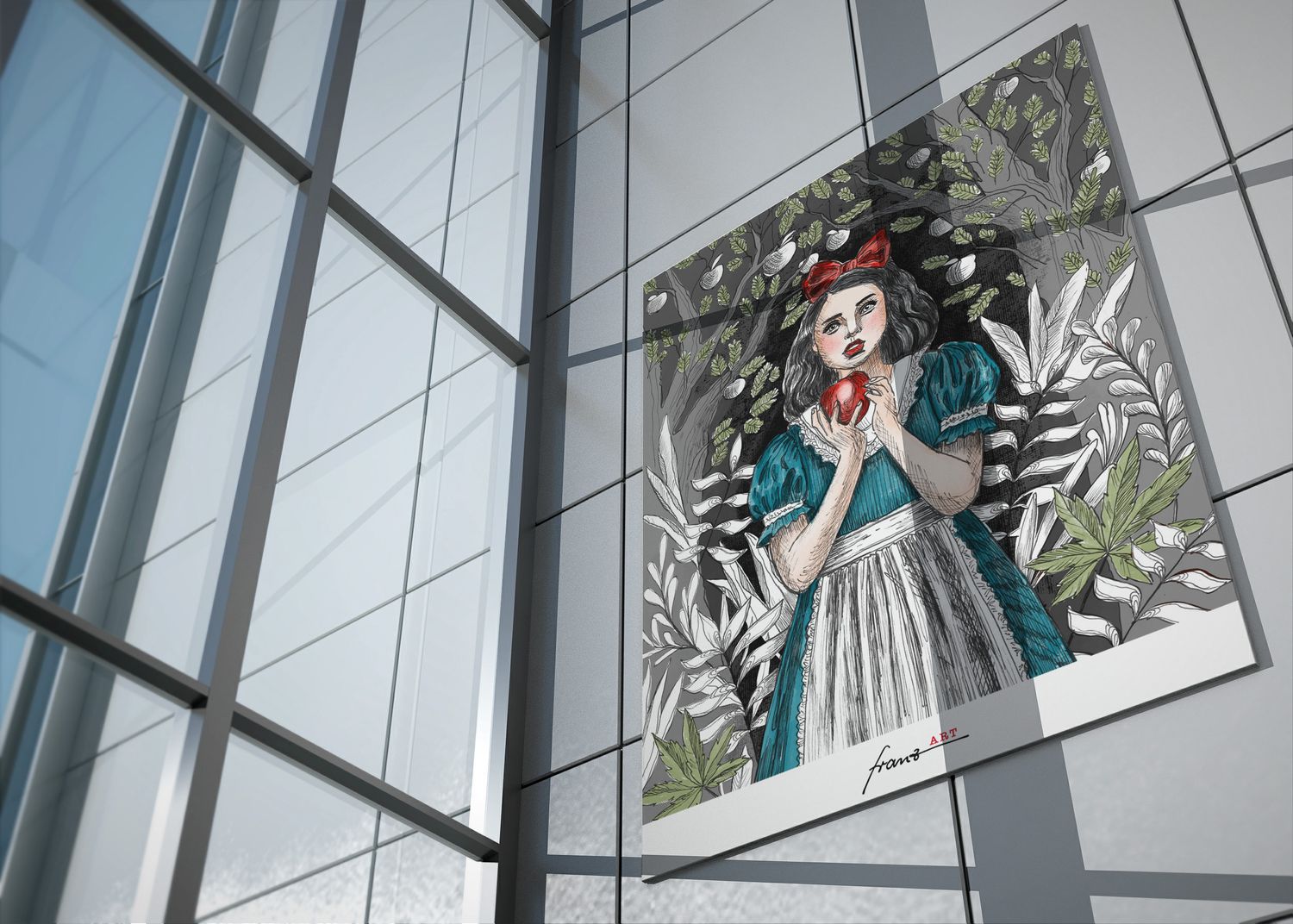 Kunstdruck "Schneewittchen"