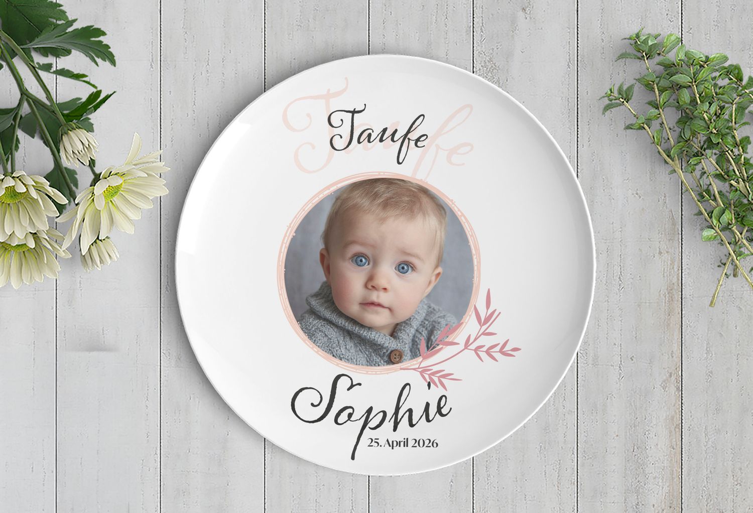 "MyDay" (Taufteller, 26 cm)