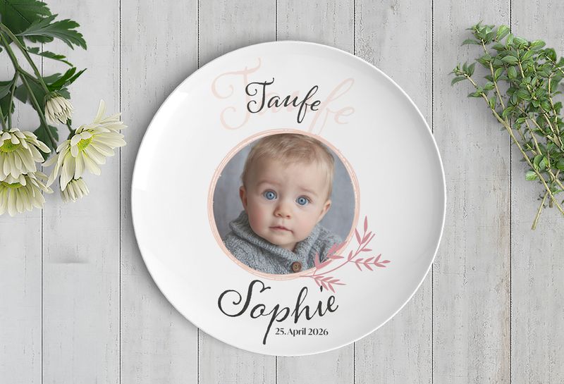 "MyDay" (Taufteller, 26 cm)