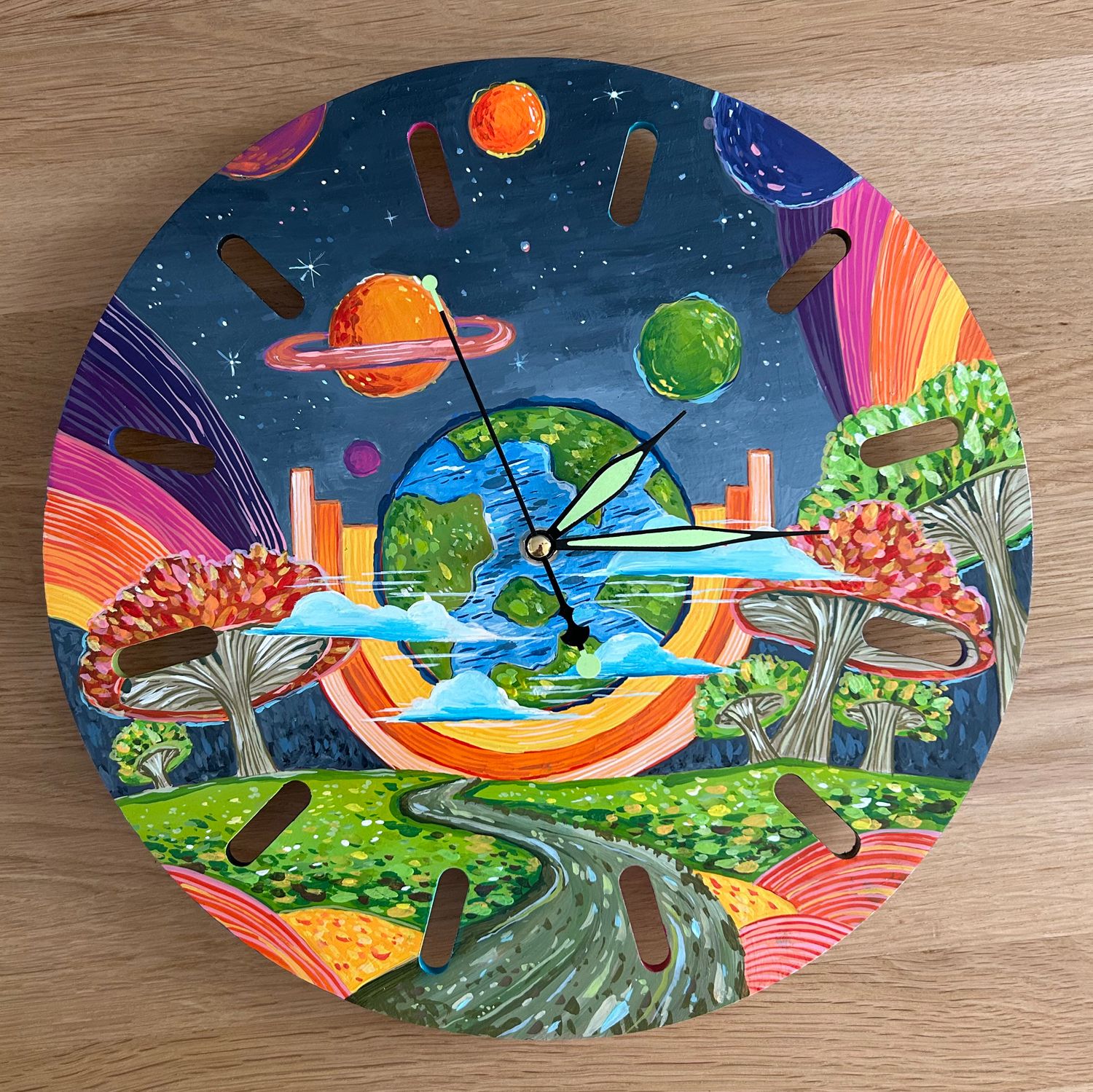 "Cosmic Clock" (Uhr)