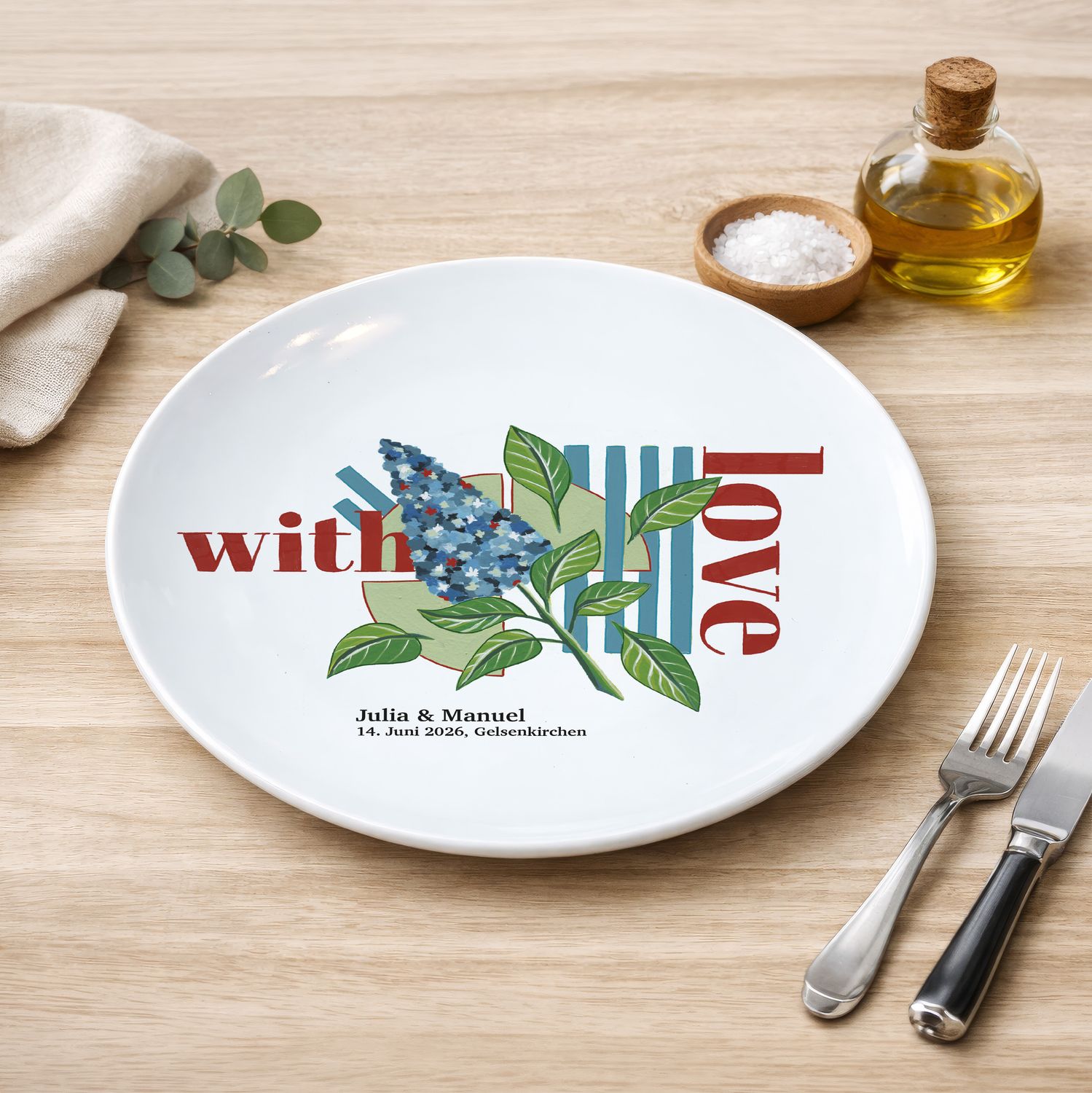 "With..." (20/26 cm Durchmesser, individuell)