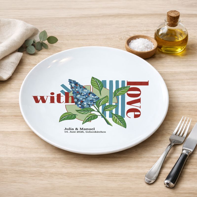 "With..." (20/26 cm Durchmesser, individuell)