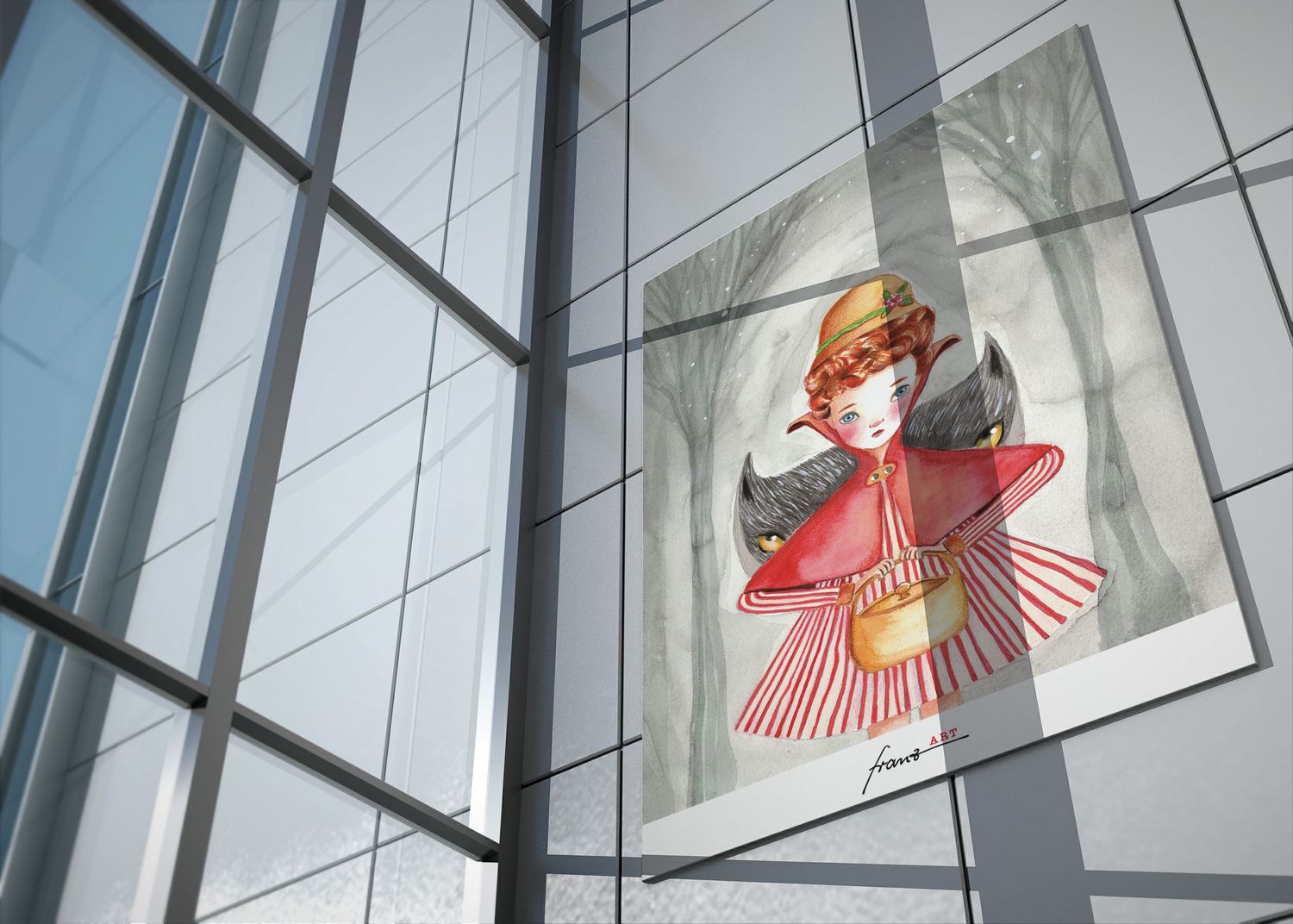 Kunstdruck Kunstdruck "Little Red."
