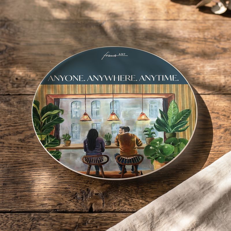 Limitierte Auflage Limitierte Auflage "Anyone. Anywhere. Anytime.", (Teller 26 cm)