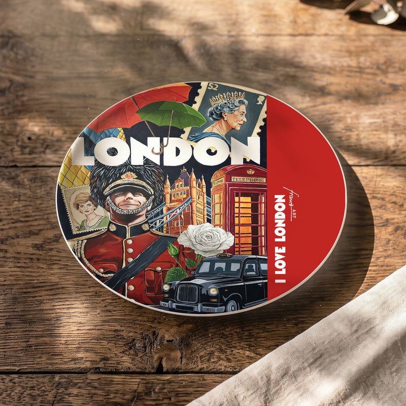 Limitierte Auflage Limitierte Auflage "I love London", (Teller 26 cm)