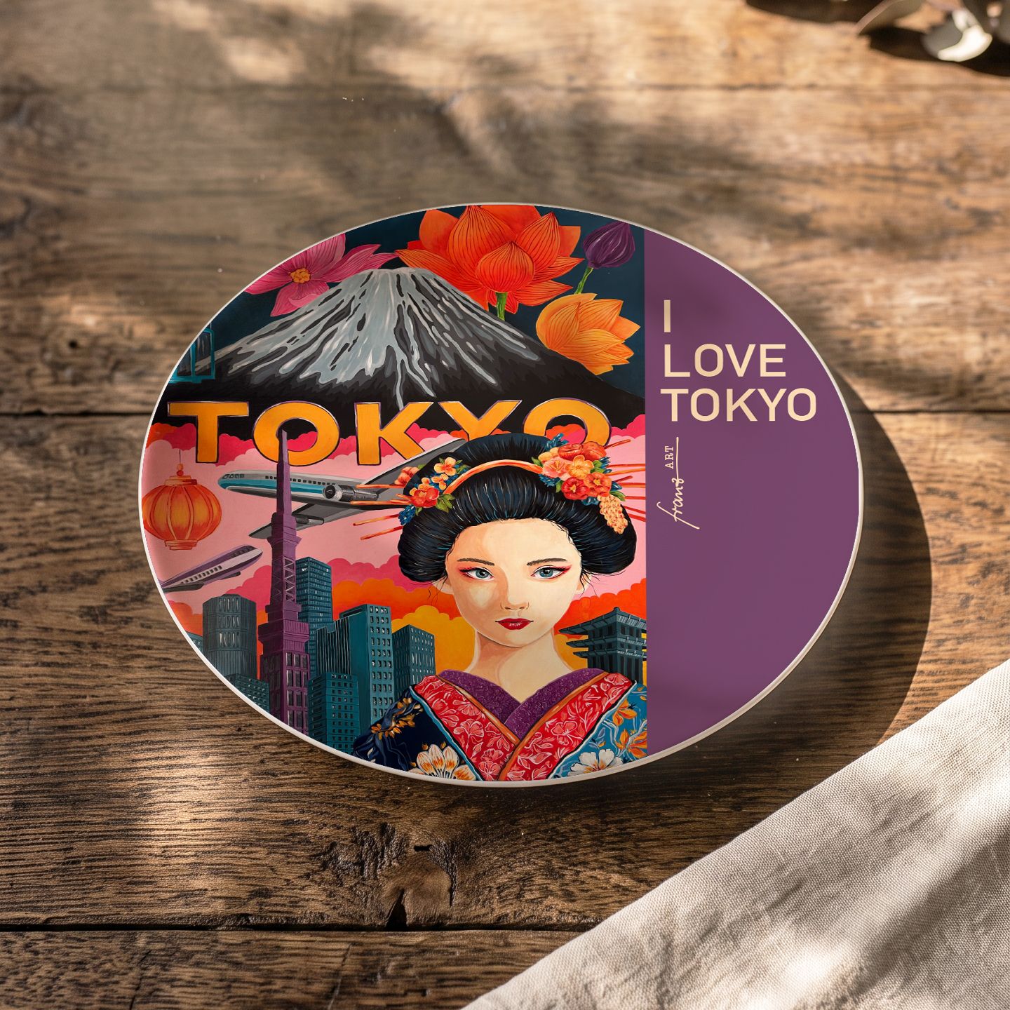 Limitierte Auflage Limitierte Auflage "I love Tokyo", (Teller 26 cm)