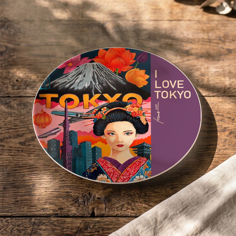 Limitierte Auflage Limitierte Auflage "I love Tokyo", (Teller 26 cm)
