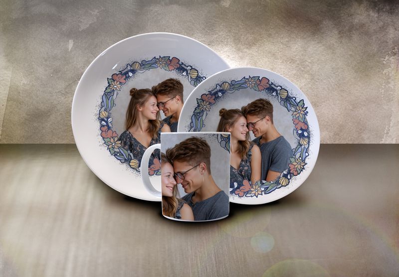 "You & Me", Geschirrset  (3tlg. oder 6tlg.)