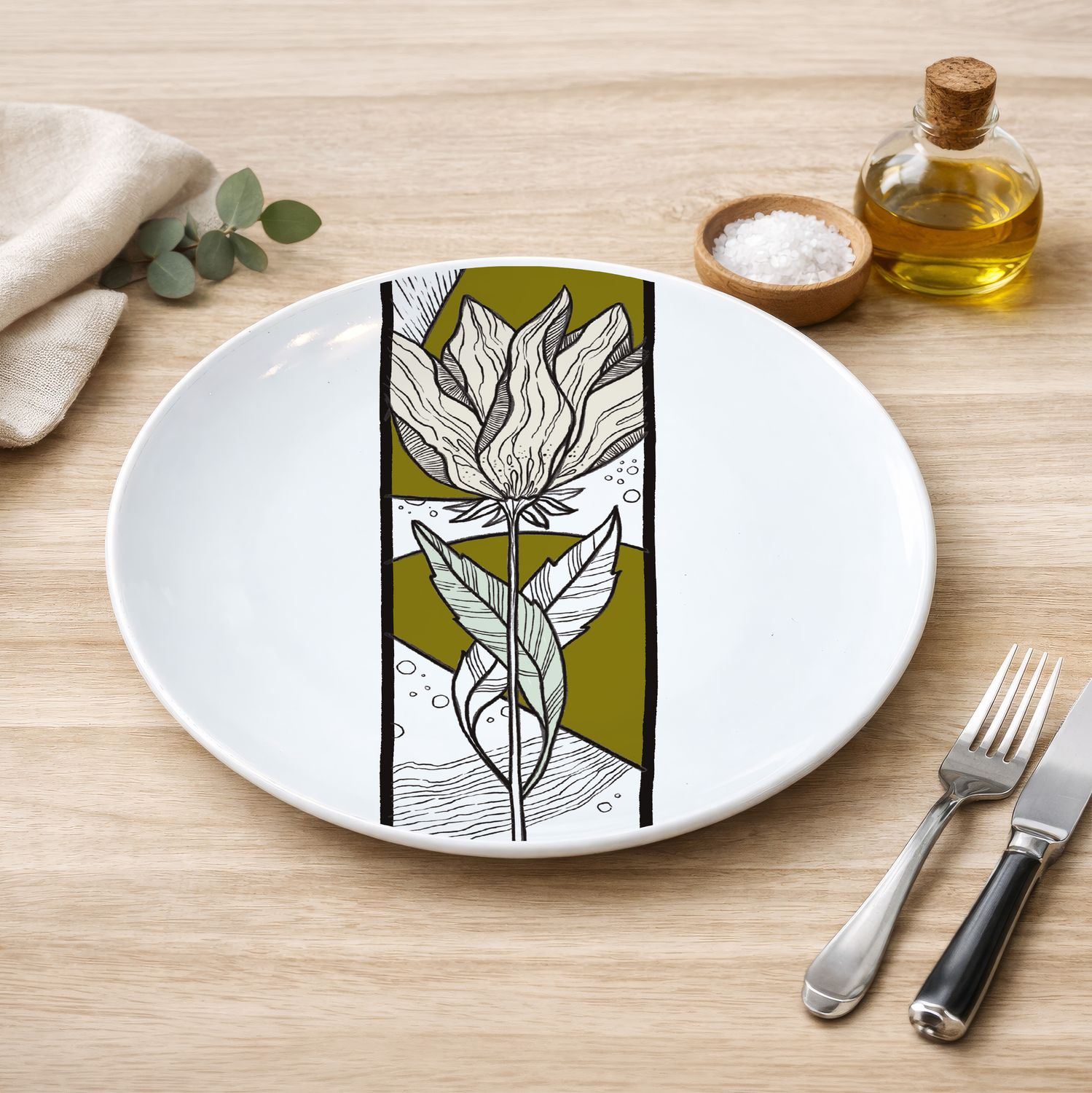 "Botanical Elegance" (20 cm Durchmesser)
